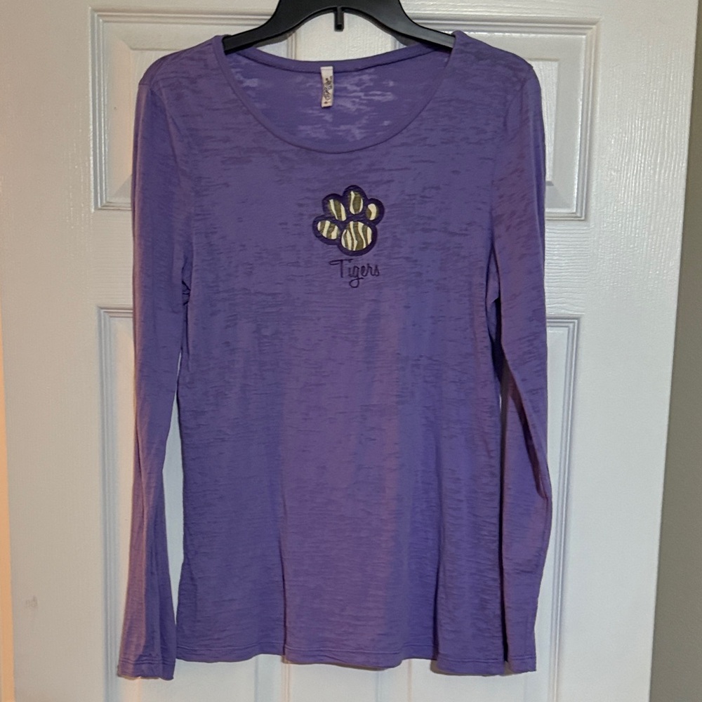 Purple Long Sleeve Women's Top
